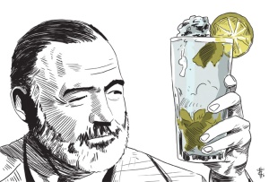 Ernest-Hemingway-and-his-mojito